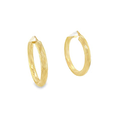 Jai's 14K Yellow Gold Thick Lined Hoops