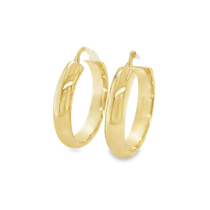 Jai's 14K Yellow Gold Medium Hoops