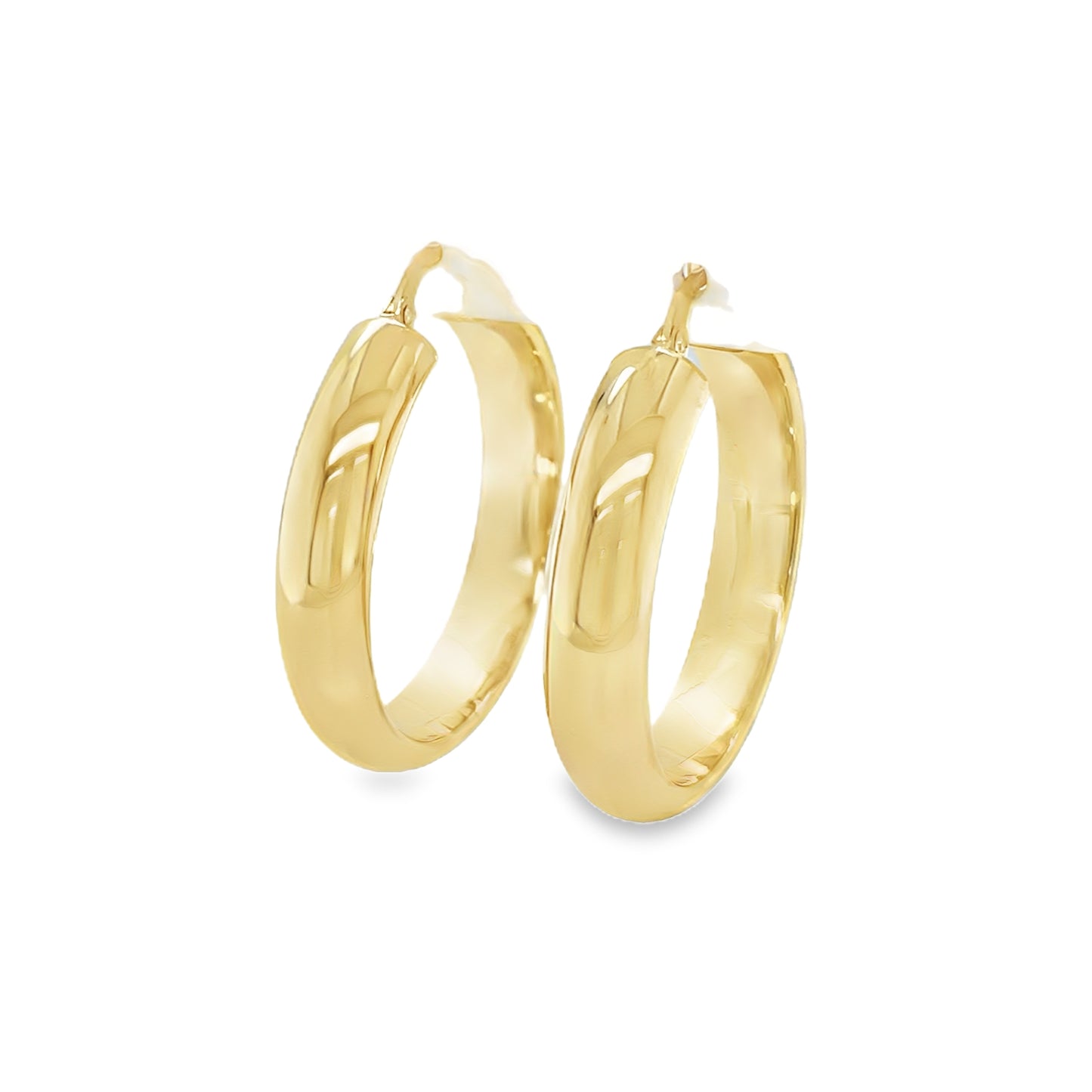 Jai's 14K Yellow Gold Medium Hoops