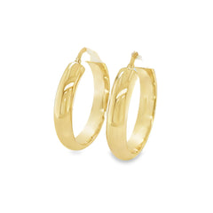 Jai's 14K Yellow Gold Medium Hoops