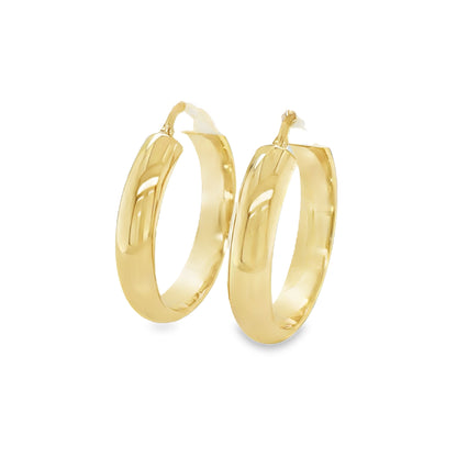 Jai's 14K Yellow Gold Medium Hoops