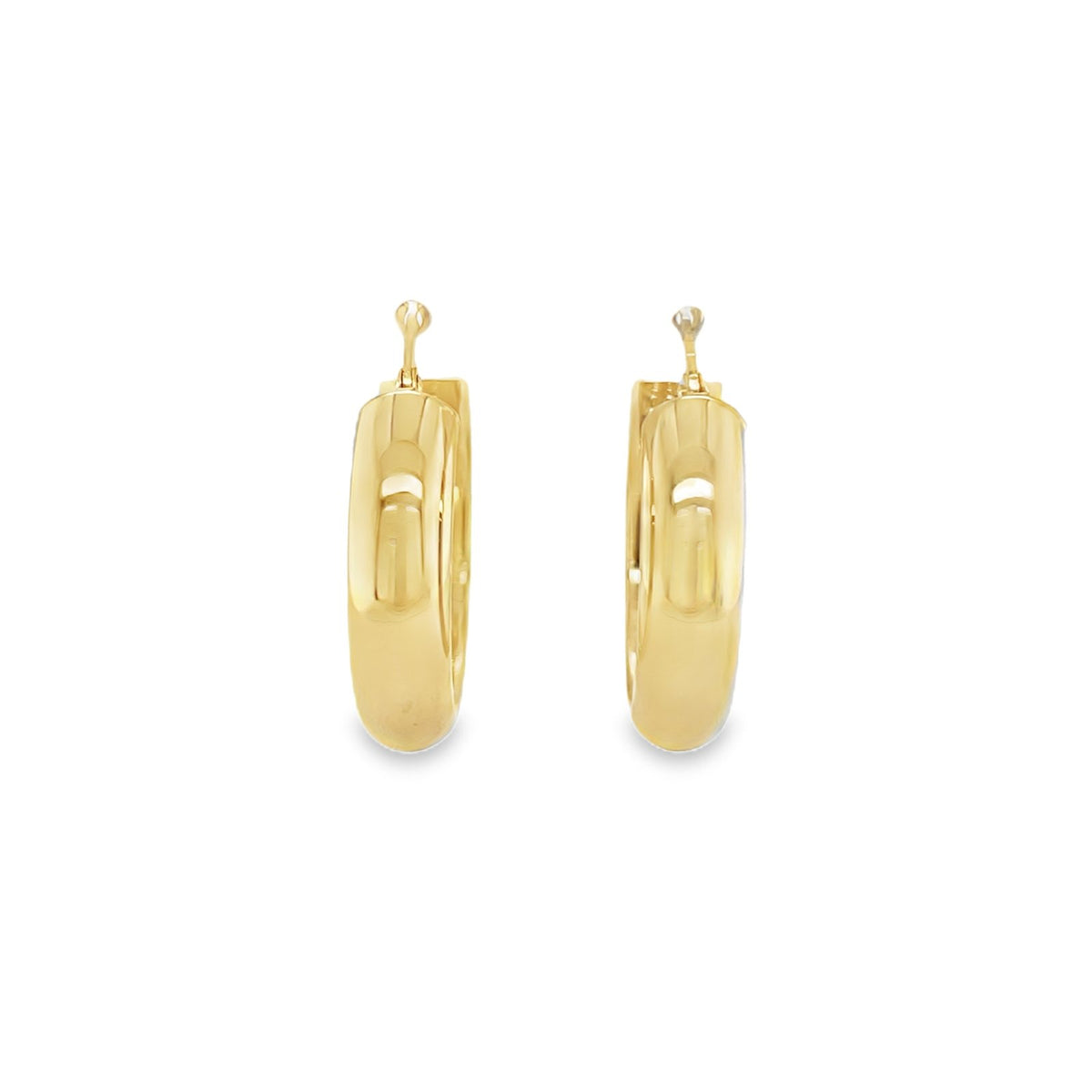 Jai's 14K Yellow Gold Medium Hoops