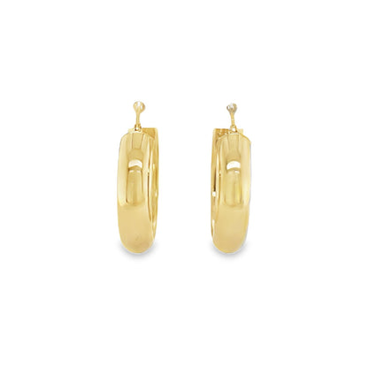 Jai's 14K Yellow Gold Medium Hoops
