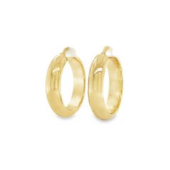 Jai's 14K Yellow Gold Medium Hoops