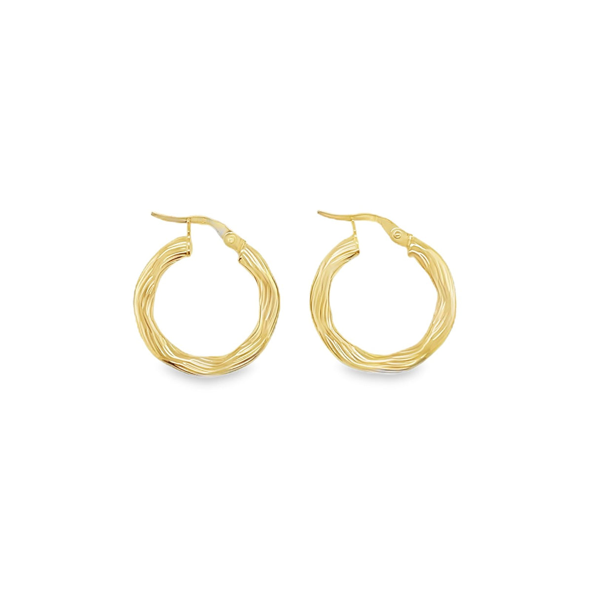 Jai's 14K Yellow Gold Petite Lined Hoops