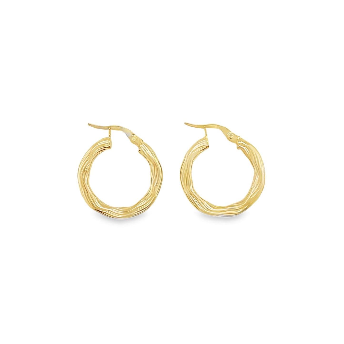 Jai's 14K Yellow Gold Petite Lined Hoops