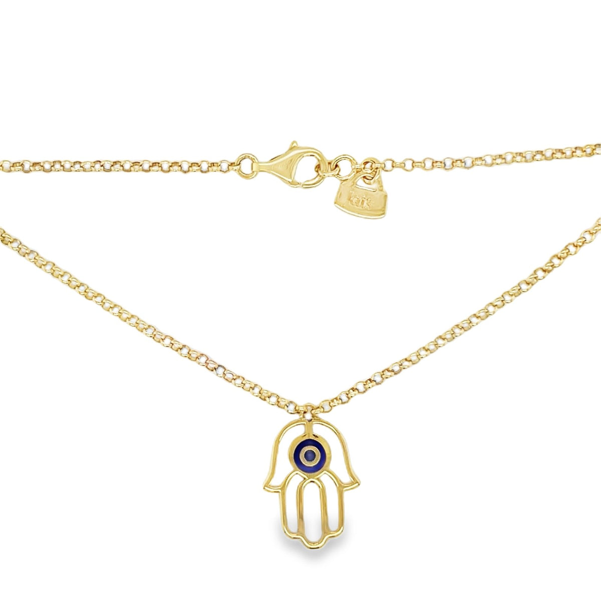 Jai's 14K Yellow Gold Evil Eye & Hamsa Hand Necklace