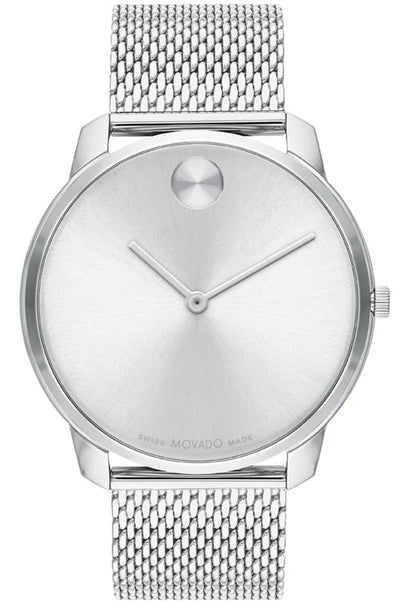 Movado's BOLD Thin with Silver-white Dial