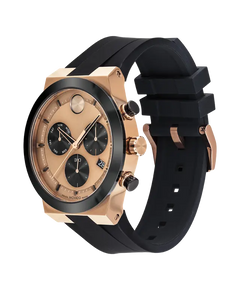 Movado's BOLD Fusion with Rose Gold-tone Chronograph Dial