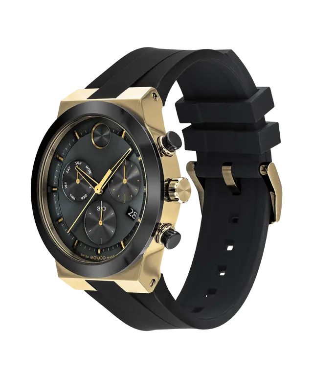 Movado's BOLD Fusion with Black Chronograph Dial