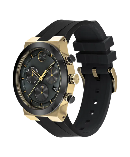 Movado's BOLD Fusion with Black Chronograph Dial