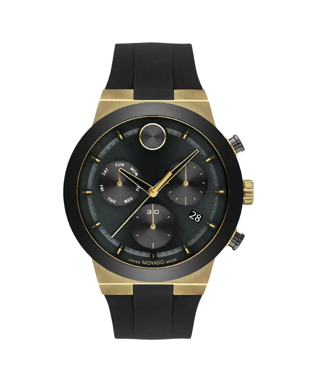 Movado's BOLD Fusion with Black Chronograph Dial