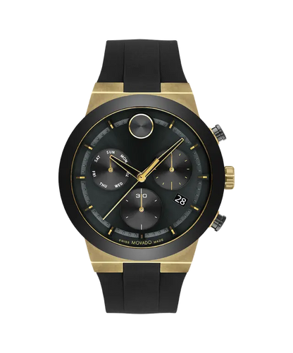 Movado's BOLD Fusion with Black Chronograph Dial