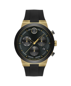 Movado's BOLD Fusion with Black Chronograph Dial