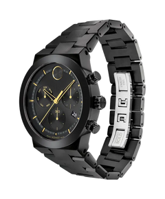 Movado's BOLD Fusion with Black Chronograph Dial