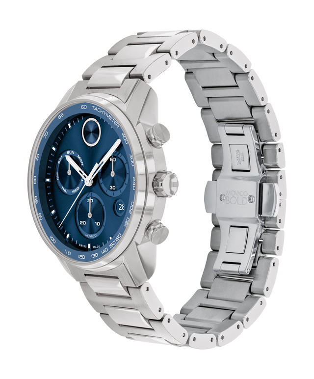 Movado's BOLD Verso with Blue Chronograph Dial