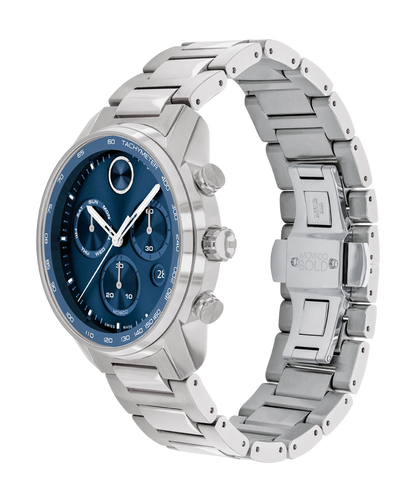 Movado's BOLD Verso with Blue Chronograph Dial