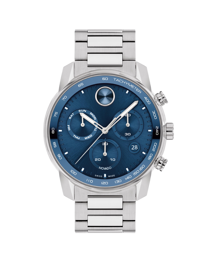 Movado's BOLD Verso with Blue Chronograph Dial