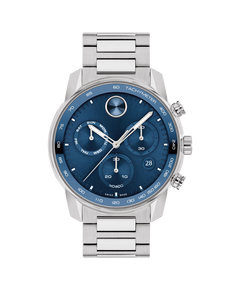 Movado's BOLD Verso with Blue Chronograph Dial