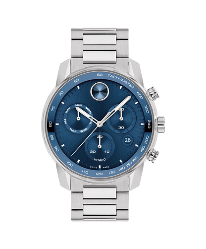 Movado's BOLD Verso with Blue Chronograph Dial