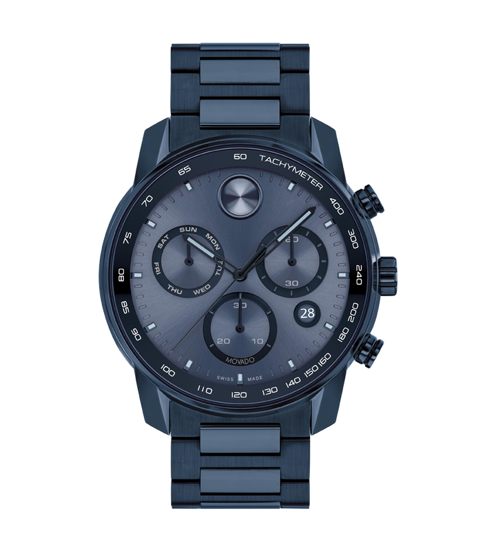 Movado's BOLD Verso with Blue Chronograph Dial