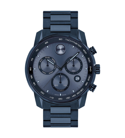 Movado's BOLD Verso with Blue Chronograph Dial