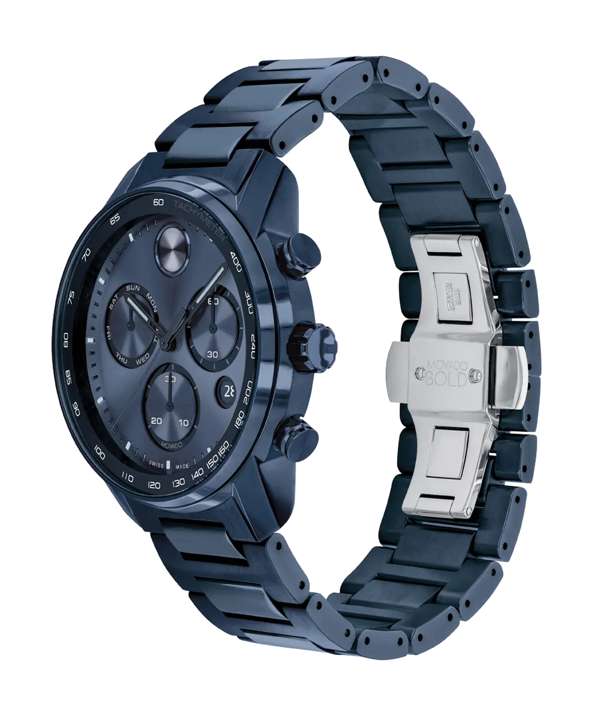 Movado's BOLD Verso with Blue Chronograph Dial