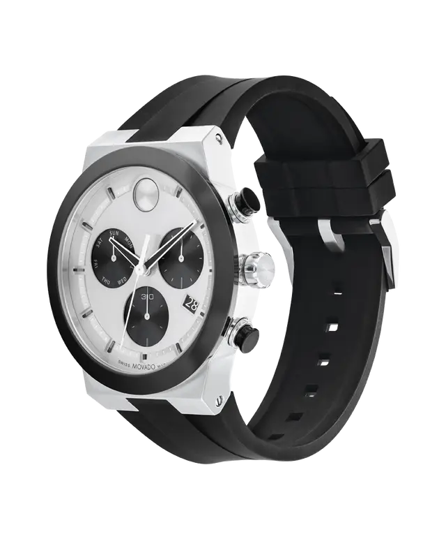 Movado's BOLD Fusion with White Chronograph Dial