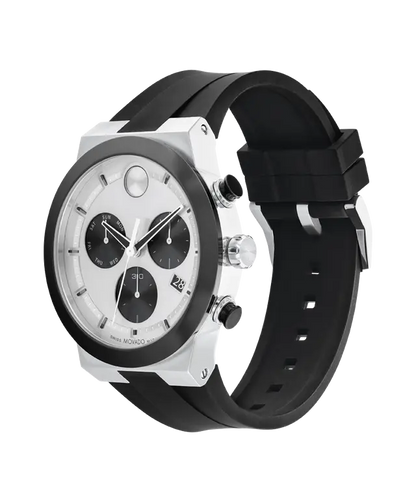 Movado's BOLD Fusion with White Chronograph Dial