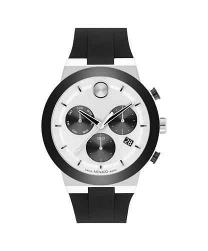 Movado's BOLD Fusion with White Chronograph Dial