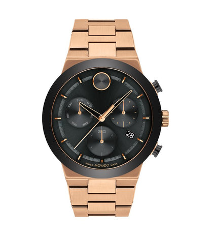 Movado's BOLD Fusion with Black Chronograph Dial