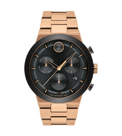 Movado's BOLD Fusion with Black Chronograph Dial