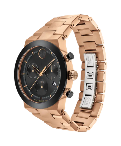 Movado's BOLD Fusion with Black Chronograph Dial