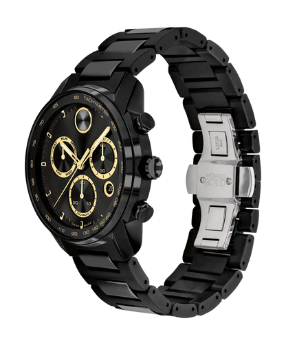 Movado's BOLD Verso with Black Chronograph Dial