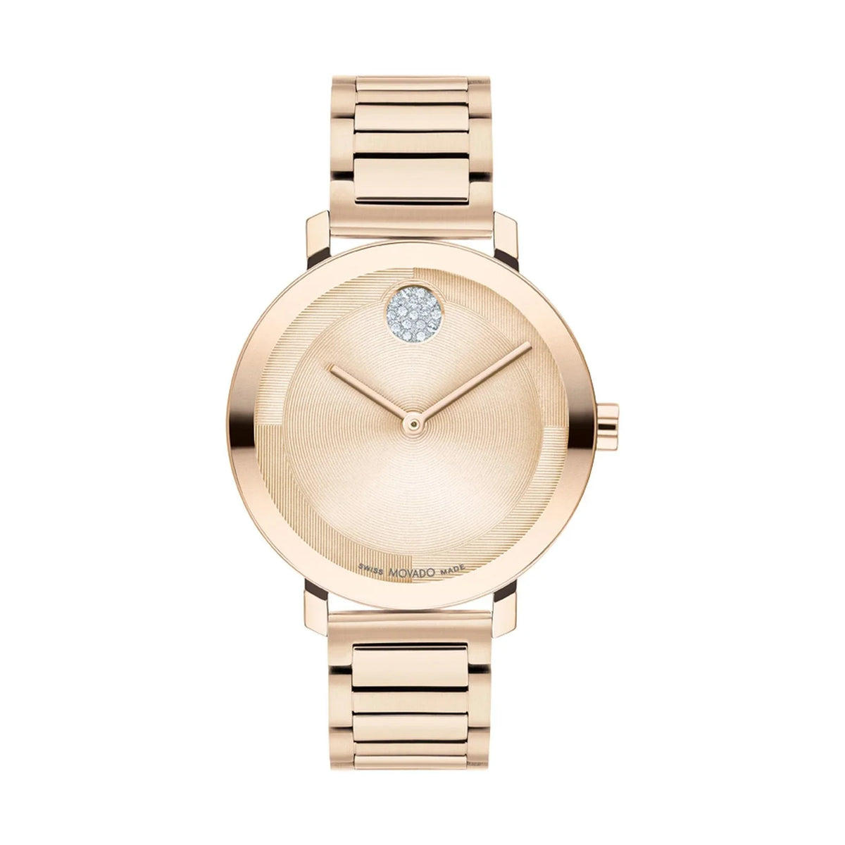 Movado's BOLD Evolution 2.0 with Carnation Museum Dial & Crystals