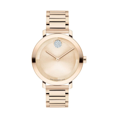 Movado's BOLD Evolution 2.0 with Carnation Museum Dial & Crystals