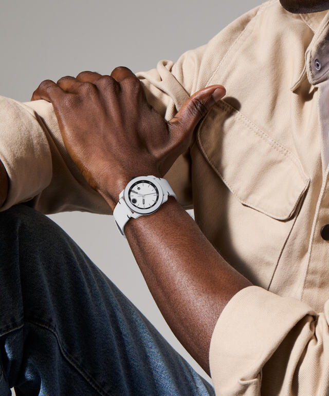 Movado's BOLD TR90 with White Dial