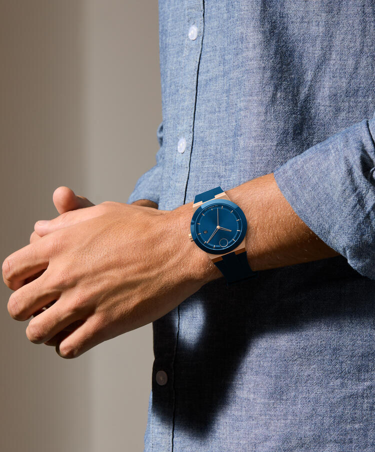 Movado's BOLD Fusion with Blue Dial