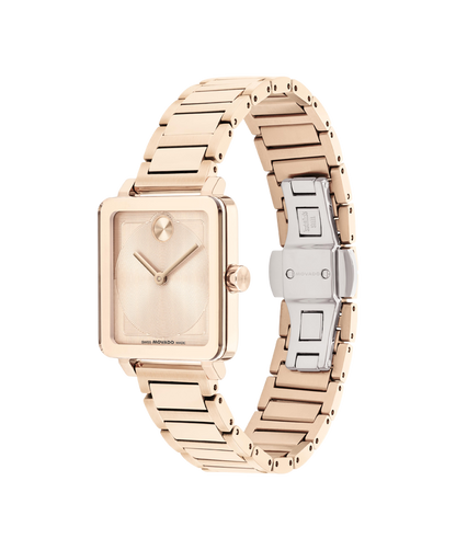 Movado's BOLD Evolution 2.0 with Square Rose Gold-toned Museum Dial