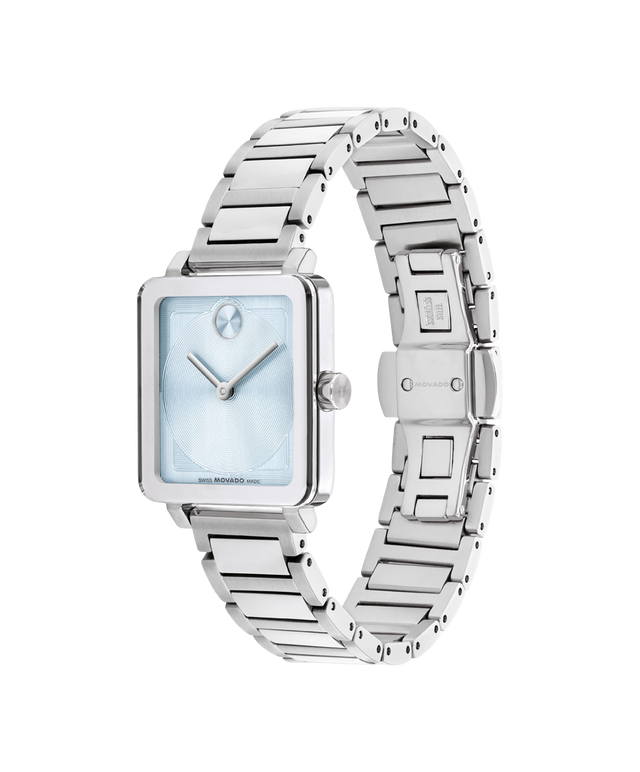 Movado's BOLD Evolution 2.0 with Square Light Blue Museum Dial