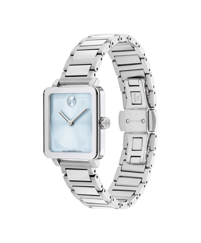 Movado's BOLD Evolution 2.0 with Square Light Blue Museum Dial