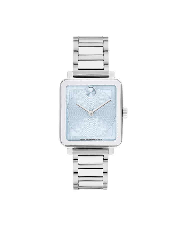 Movado's BOLD Evolution 2.0 with Square Light Blue Museum Dial