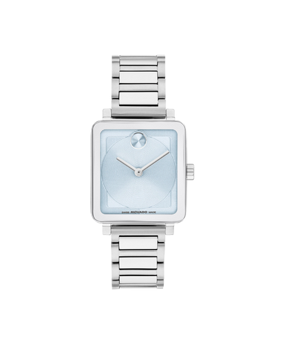 Movado's BOLD Evolution 2.0 with Square Light Blue Museum Dial