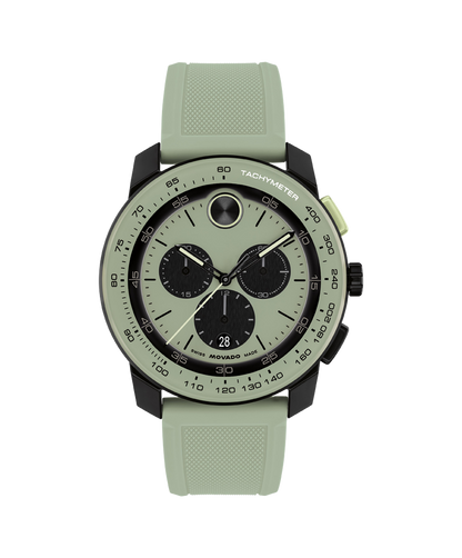 Movado's BOLD TR90 with Green Chronograph Dial