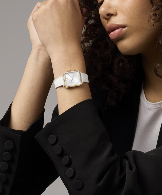 Movado's BOLD Evolution 2.0 with Square White Museum Dial
