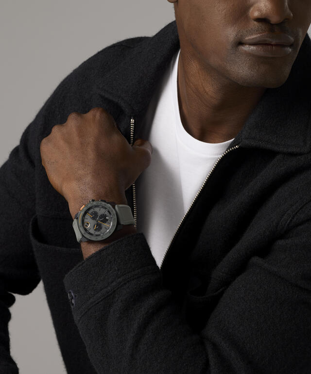 Movado's BOLD TR90 with Grey Chronograph Dial
