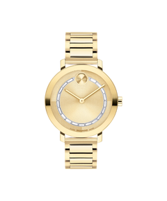 Movado's BOLD Evolution 2.0 with Gold-toned Museum Dial & Crystals