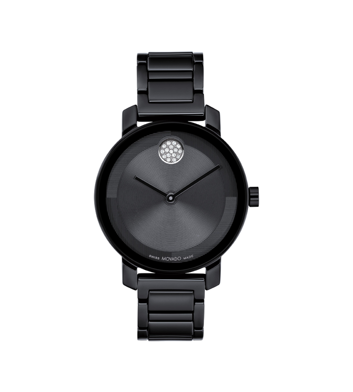Movado's BOLD Evolution 2.0 with Black Museum Dial & Crystals