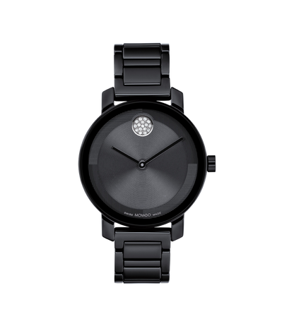 Movado's BOLD Evolution 2.0 with Black Museum Dial & Crystals