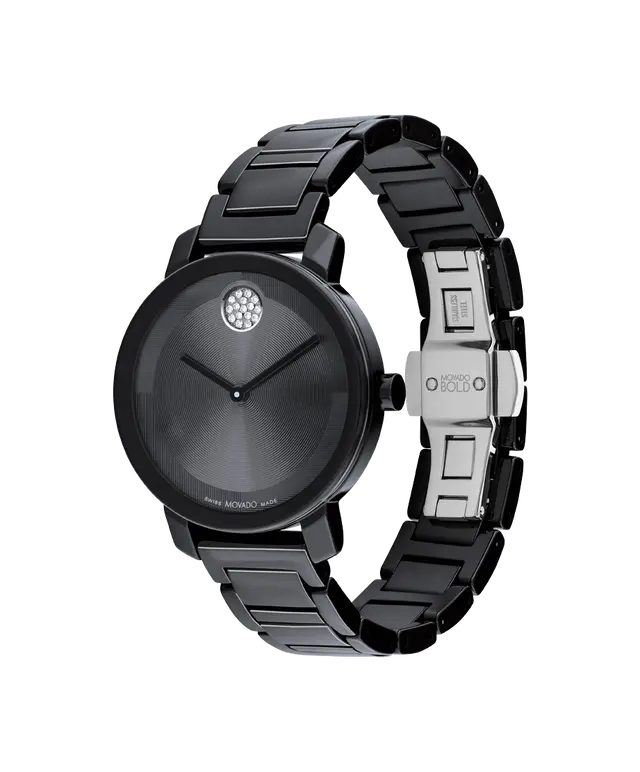 Movado's BOLD Evolution 2.0 with Black Museum Dial & Crystals